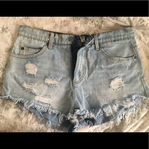 RVCA jean shorts